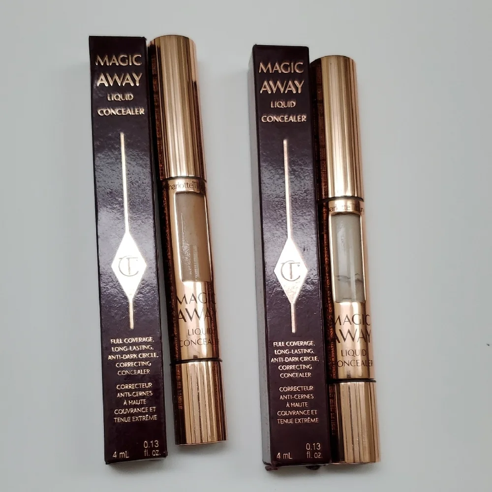 New Authenric Charlotte Tilbury Magic Away Liquid Concealer In 2 Shades